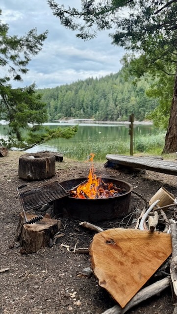 yes, we burned that slab.