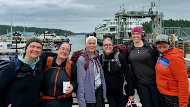 Getting back on the ferry took a lot of energy.