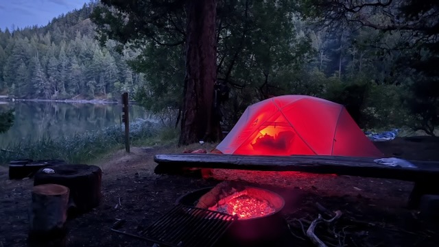 Sssssh, the fire is sleeping.